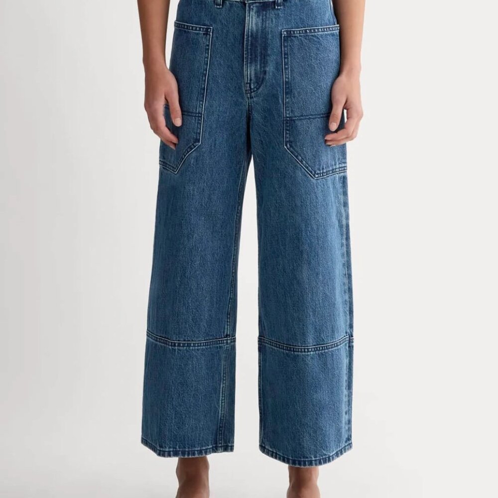 DARK INDIGO Everlane Way-High® Gardener Cropped Jean - 8